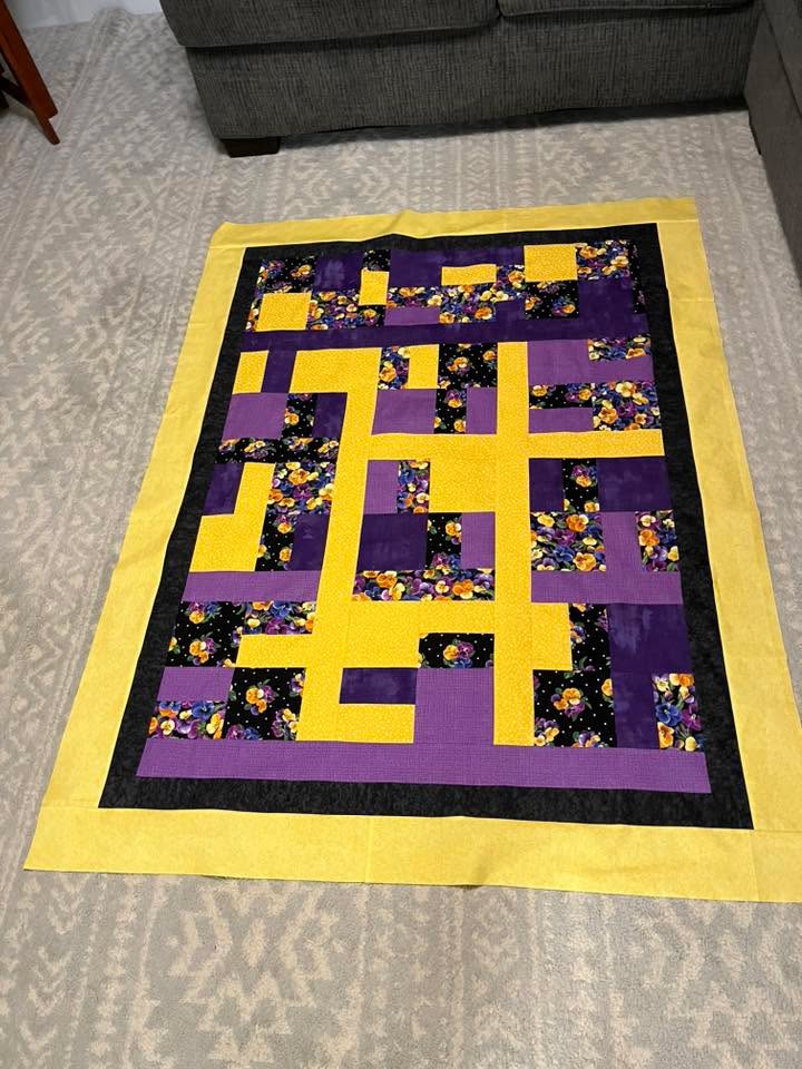 Crazy Purple and Yellow