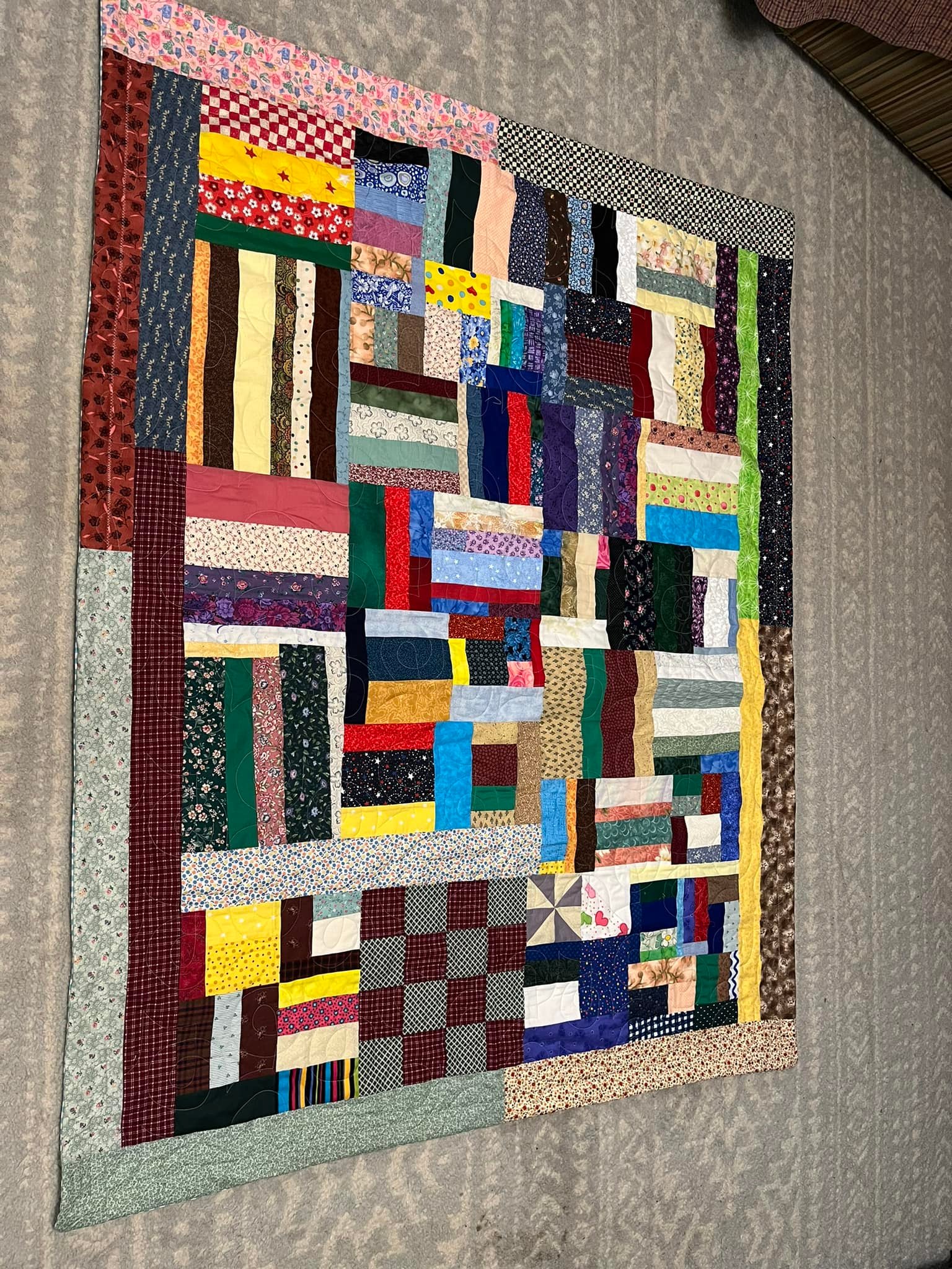Pieced Crazy Quilt (1)