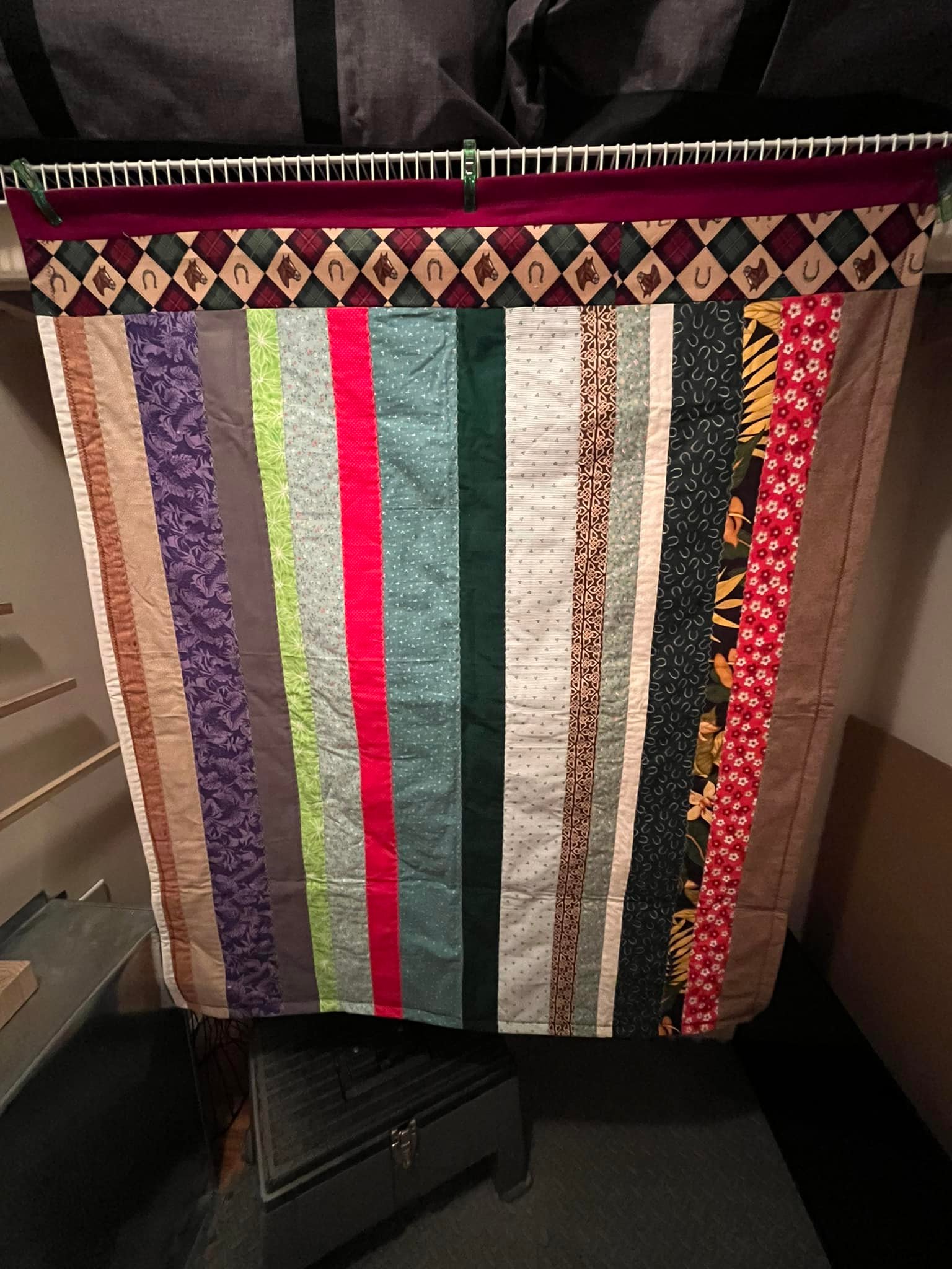 Striped Crazy Quilt (1)