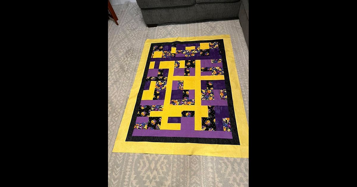 Crazy Purple and Yellow