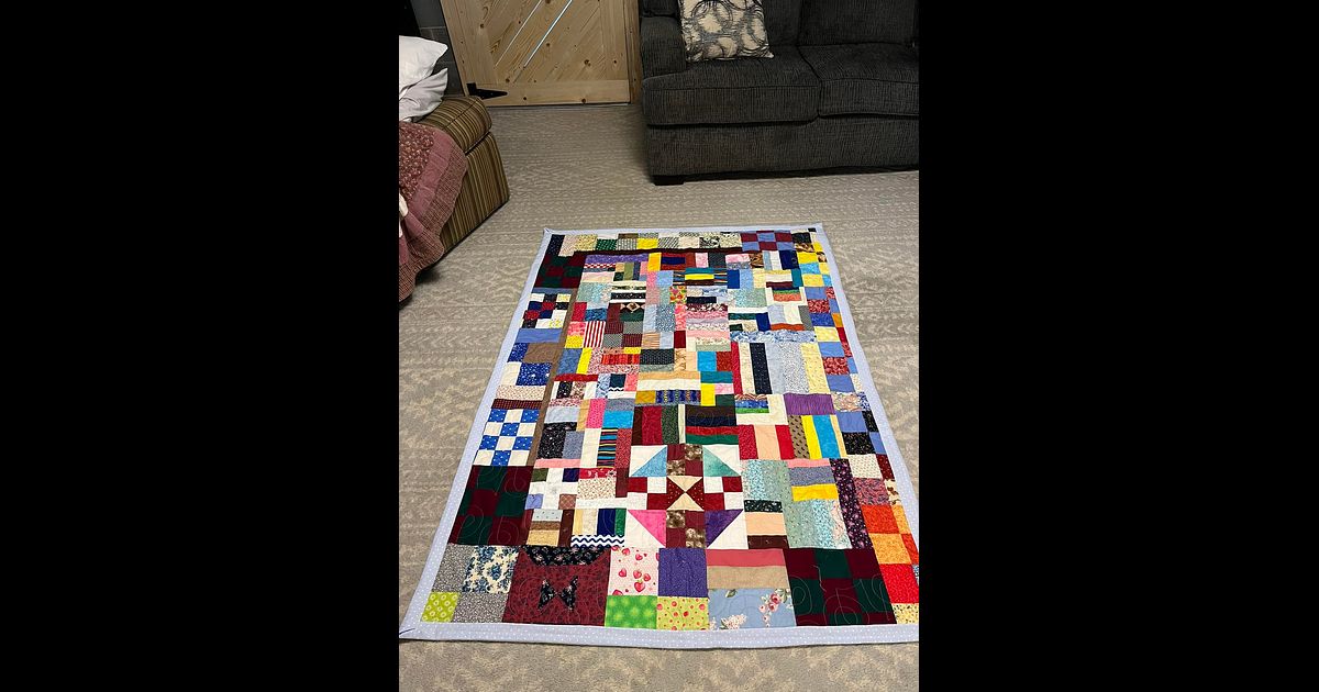 Crazy Pieced quilt (3)