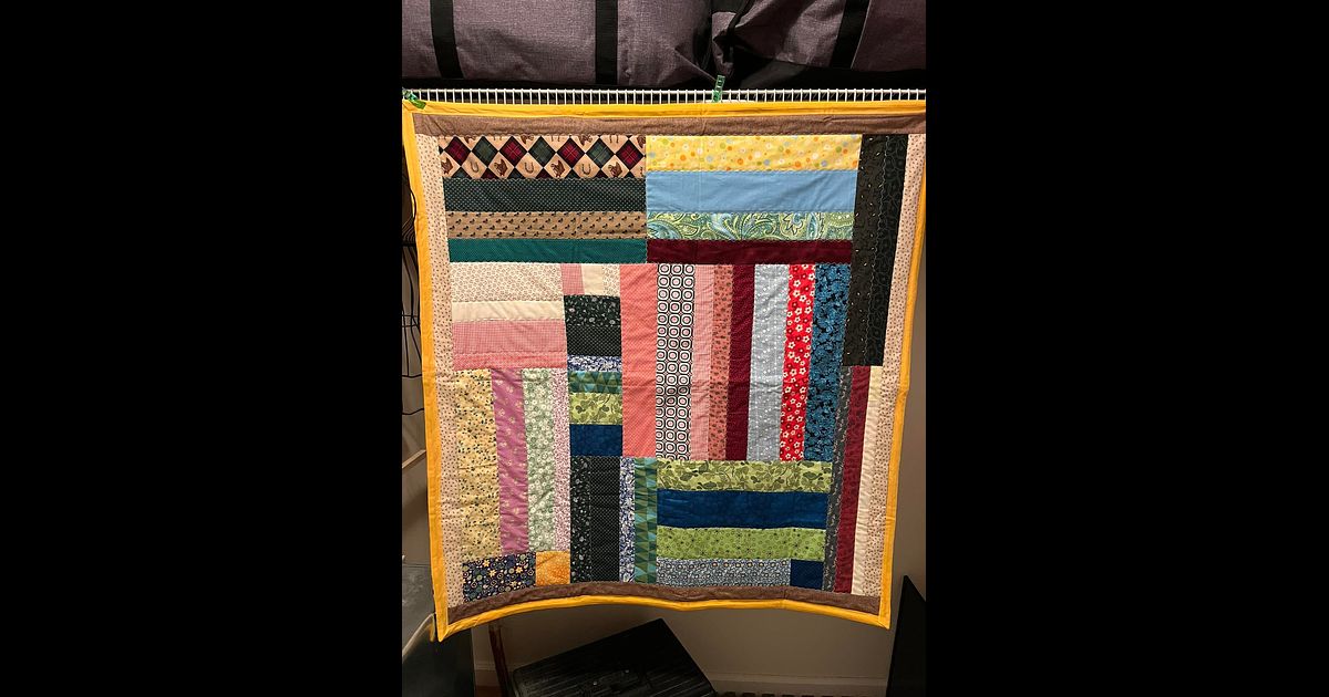 Striped Crazy Quilt (2)